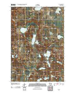 Nye Wisconsin Historical topographic map, 1:24000 scale, 7.5 X 7.5 Minute, Year 2010