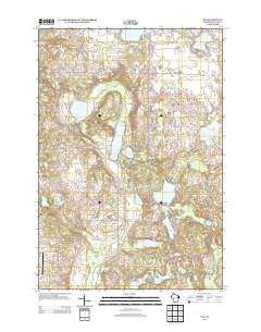 Nye Wisconsin Historical topographic map, 1:24000 scale, 7.5 X 7.5 Minute, Year 2013