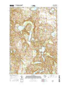 Nye Wisconsin Current topographic map, 1:24000 scale, 7.5 X 7.5 Minute, Year 2015