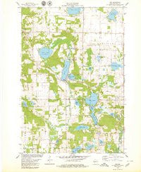 Nye Wisconsin Historical topographic map, 1:24000 scale, 7.5 X 7.5 Minute, Year 1978
