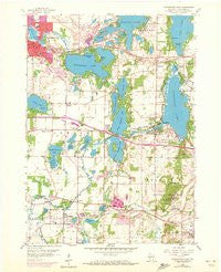 Oconomowoc East Wisconsin Historical topographic map, 1:24000 scale, 7.5 X 7.5 Minute, Year 1959
