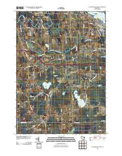 Oconomowoc West Wisconsin Historical topographic map, 1:24000 scale, 7.5 X 7.5 Minute, Year 2010