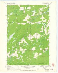 Ogema NW Wisconsin Historical topographic map, 1:24000 scale, 7.5 X 7.5 Minute, Year 1970