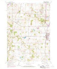 Oregon Wisconsin Historical topographic map, 1:24000 scale, 7.5 X 7.5 Minute, Year 1961