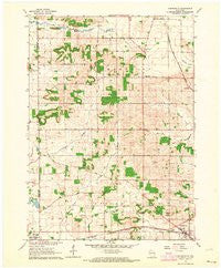 Orfordville Wisconsin Historical topographic map, 1:24000 scale, 7.5 X 7.5 Minute, Year 1962