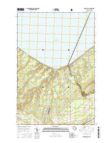 Oronto Bay Wisconsin Current topographic map, 1:24000 scale, 7.5 X 7.5 Minute, Year 2015