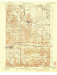 Osseo Wisconsin Historical topographic map, 1:62500 scale, 15 X 15 Minute, Year 1940