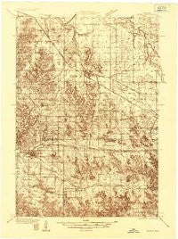Osseo Wisconsin Historical topographic map, 1:48000 scale, 15 X 15 Minute, Year 1935