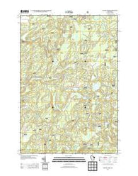 Otter Lake Wisconsin Historical topographic map, 1:24000 scale, 7.5 X 7.5 Minute, Year 2013