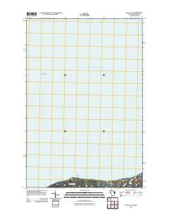 Oulu OE N Wisconsin Historical topographic map, 1:24000 scale, 7.5 X 7.5 Minute, Year 2011
