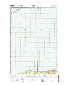Oulu OE N Wisconsin Current topographic map, 1:24000 scale, 7.5 X 7.5 Minute, Year 2015