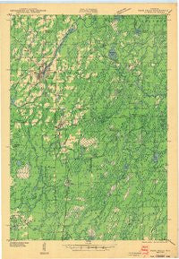 Park Falls Wisconsin Historical topographic map, 1:48000 scale, 15 X 15 Minute, Year 1943