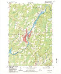 Park Falls Wisconsin Historical topographic map, 1:24000 scale, 7.5 X 7.5 Minute, Year 1984