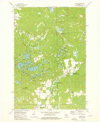 Parrish Wisconsin Historical topographic map, 1:24000 scale, 7.5 X 7.5 Minute, Year 1973