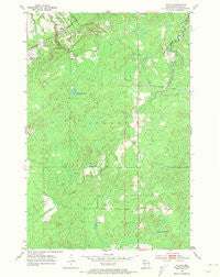 Patzau Wisconsin Historical topographic map, 1:24000 scale, 7.5 X 7.5 Minute, Year 1954
