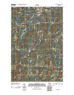 Peeksville Wisconsin Historical topographic map, 1:24000 scale, 7.5 X 7.5 Minute, Year 2010