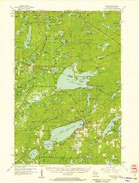 Phelps Wisconsin Historical topographic map, 1:62500 scale, 15 X 15 Minute, Year 1956