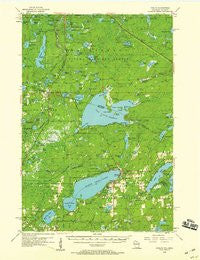 Phelps Wisconsin Historical topographic map, 1:62500 scale, 15 X 15 Minute, Year 1956