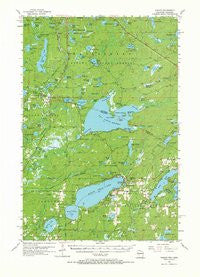 Phelps Wisconsin Historical topographic map, 1:62500 scale, 15 X 15 Minute, Year 1956
