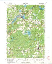 Phillips Wisconsin Historical topographic map, 1:62500 scale, 15 X 15 Minute, Year 1968