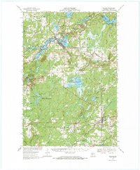 Phillips Wisconsin Historical topographic map, 1:62500 scale, 15 X 15 Minute, Year 1968