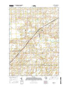 Pickett Wisconsin Current topographic map, 1:24000 scale, 7.5 X 7.5 Minute, Year 2015