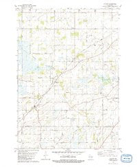 Pickett Wisconsin Historical topographic map, 1:24000 scale, 7.5 X 7.5 Minute, Year 1980