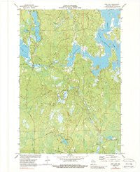 Pier Lake Wisconsin Historical topographic map, 1:24000 scale, 7.5 X 7.5 Minute, Year 1971