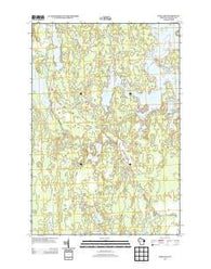 Pier Lake Wisconsin Historical topographic map, 1:24000 scale, 7.5 X 7.5 Minute, Year 2013
