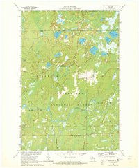 Pike Lake NW Wisconsin Historical topographic map, 1:24000 scale, 7.5 X 7.5 Minute, Year 1971