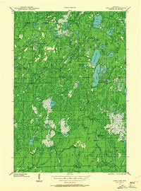 Pike Lake Wisconsin Historical topographic map, 1:48000 scale, 15 X 15 Minute, Year 1941