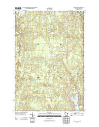 Pine Lake Wisconsin Historical topographic map, 1:24000 scale, 7.5 X 7.5 Minute, Year 2013