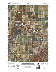 Plainfield Wisconsin Historical topographic map, 1:24000 scale, 7.5 X 7.5 Minute, Year 2010
