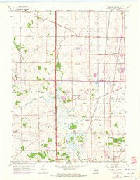 Pleasant Prairie Wisconsin Historical topographic map, 1:24000 scale, 7.5 X 7.5 Minute, Year 1958