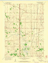 Pleasant Prairie Wisconsin Historical topographic map, 1:24000 scale, 7.5 X 7.5 Minute, Year 1958
