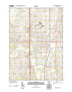 Pleasant Prairie Wisconsin Historical topographic map, 1:24000 scale, 7.5 X 7.5 Minute, Year 2013