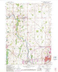 Port Washington West Wisconsin Historical topographic map, 1:24000 scale, 7.5 X 7.5 Minute, Year 1959
