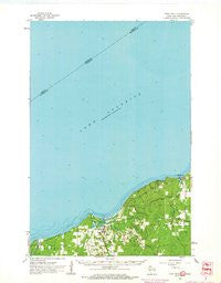 Port Wing Wisconsin Historical topographic map, 1:62500 scale, 15 X 15 Minute, Year 1961