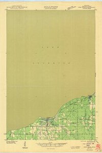 Port Wing Wisconsin Historical topographic map, 1:48000 scale, 15 X 15 Minute, Year 1946