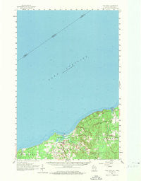 Port Wing Wisconsin Historical topographic map, 1:62500 scale, 15 X 15 Minute, Year 1961