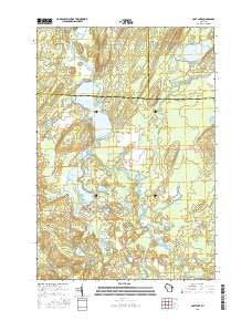Post Lake Wisconsin Current topographic map, 1:24000 scale, 7.5 X 7.5 Minute, Year 2015