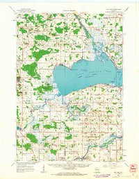 Poy Sippi Wisconsin Historical topographic map, 1:62500 scale, 15 X 15 Minute, Year 1961