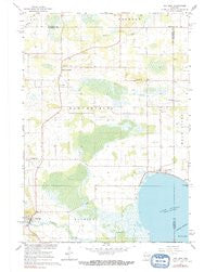 Poy Sippi Wisconsin Historical topographic map, 1:24000 scale, 7.5 X 7.5 Minute, Year 1961