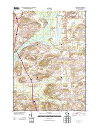 Poynette Wisconsin Historical topographic map, 1:24000 scale, 7.5 X 7.5 Minute, Year 2013