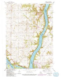 Prescott Wisconsin Historical topographic map, 1:24000 scale, 7.5 X 7.5 Minute, Year 1967