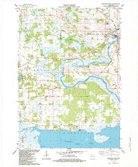 Princeton West Wisconsin Historical topographic map, 1:24000 scale, 7.5 X 7.5 Minute, Year 1984