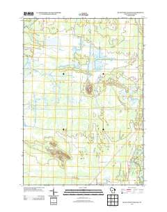 Quail Point Flowage Wisconsin Historical topographic map, 1:24000 scale, 7.5 X 7.5 Minute, Year 2013