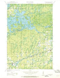 Radisson Wisconsin Historical topographic map, 1:48000 scale, 15 X 15 Minute, Year 1944
