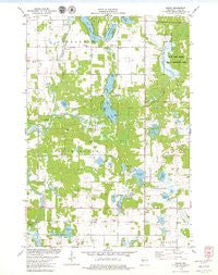 Range Wisconsin Historical topographic map, 1:24000 scale, 7.5 X 7.5 Minute, Year 1978