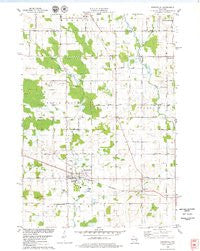 Reedsville Wisconsin Historical topographic map, 1:24000 scale, 7.5 X 7.5 Minute, Year 1978